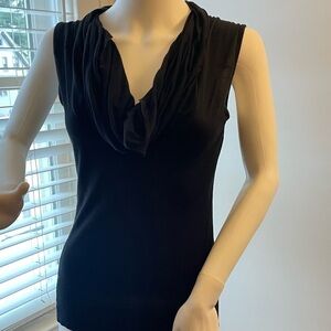 Michael Kors black sleeveless top XS